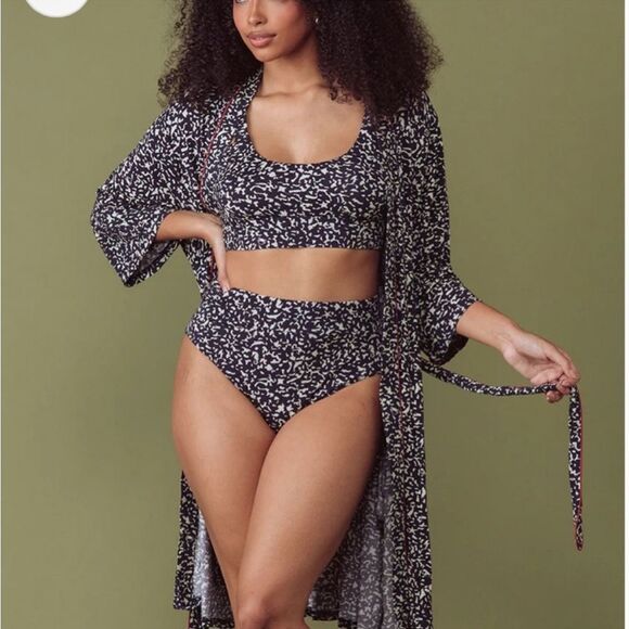 Kilo brava modal short robe- composition print size medium - Picture 2 of 5